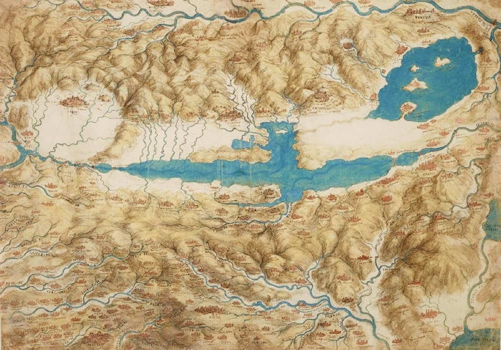 A map of the Valdichiana